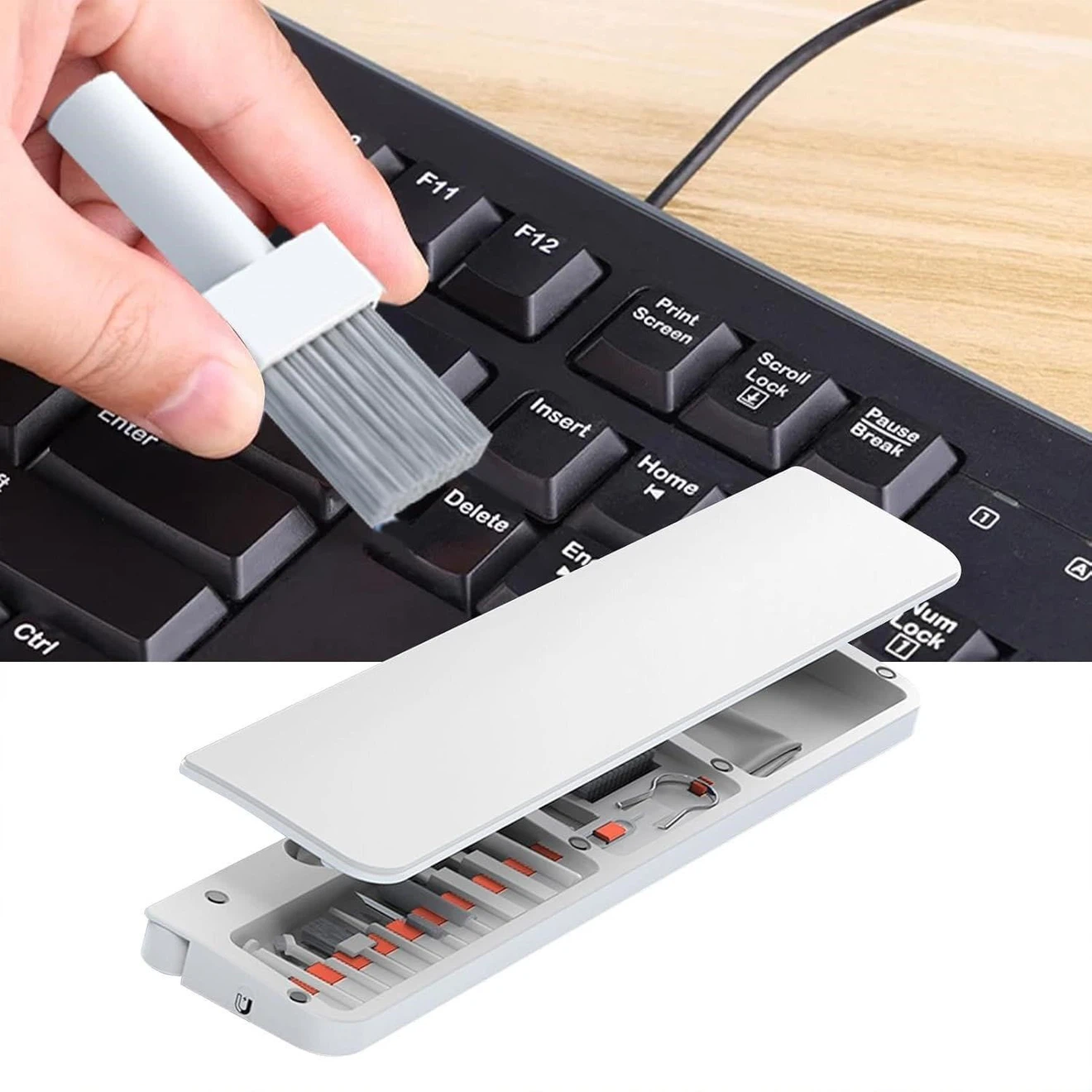 Keyboard Wrist Rest with Integrated Cleaning Kit - photo 5