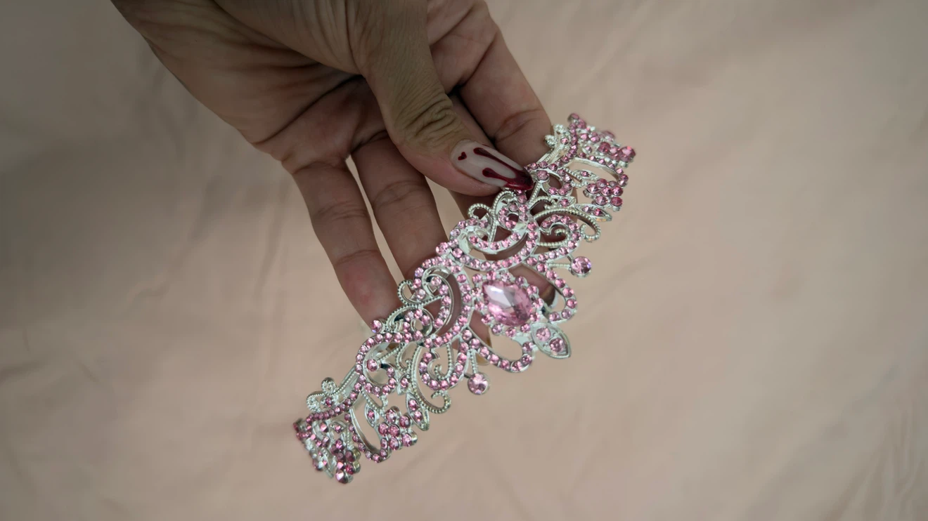 Halloween pink crown