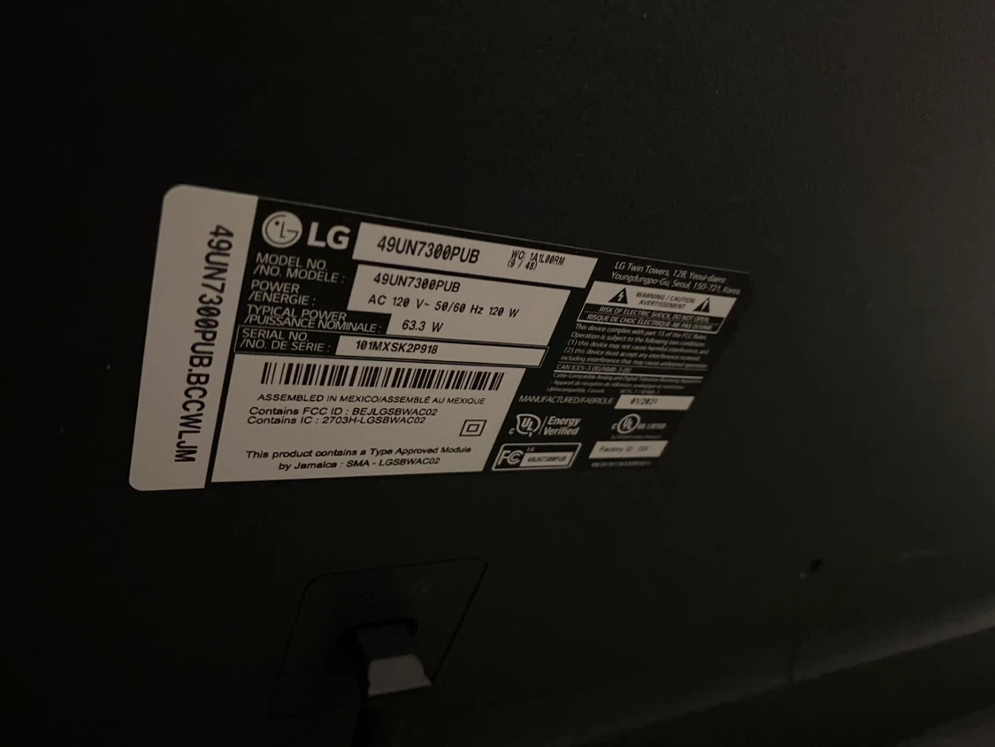 LG 49-inch 4K UHD Smart TV (49UN7300PUB) - photo 2