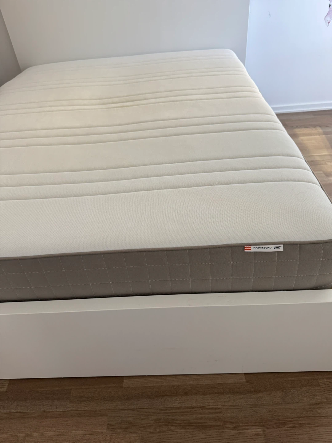 Queen size IKEA Haugesund Mattress purchased at $400 - photo 2