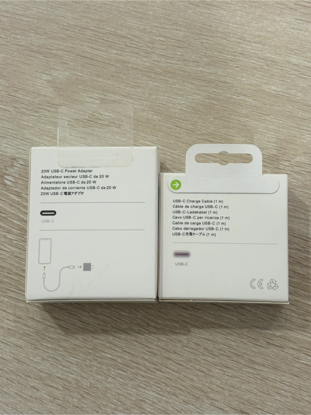 20W USB-C Power Adapter and 1m Charge Cable - photo 2