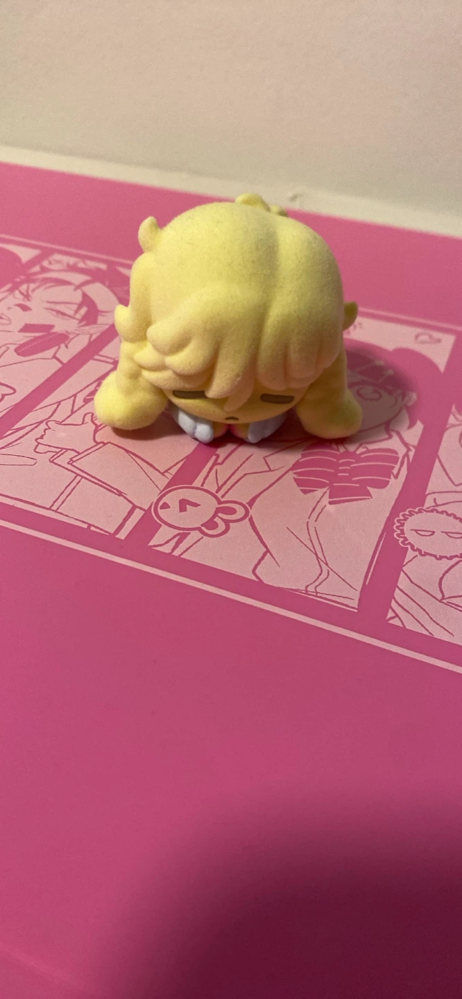 Collectable Flocked Anime Character Figurine