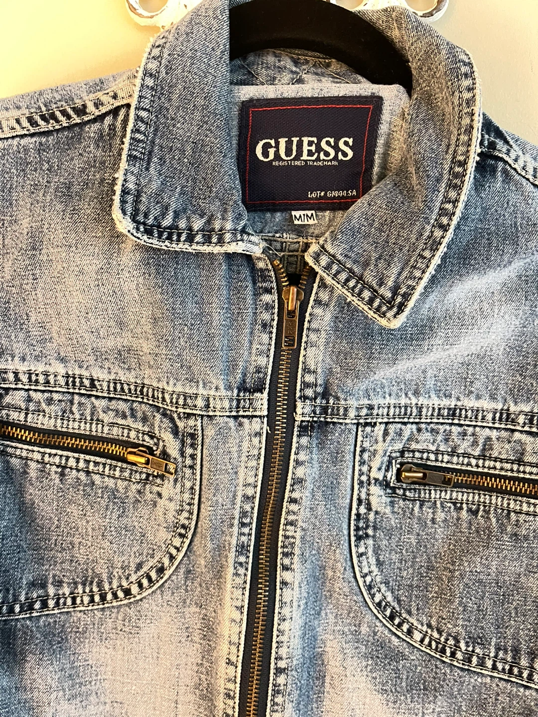 GUESS Vintage-Style Denim Jacket - photo 2