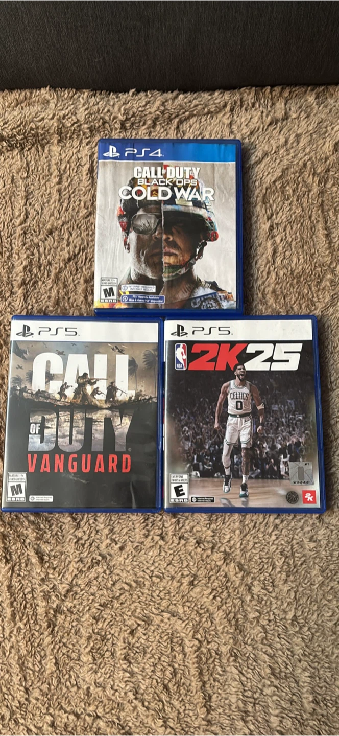 Set of 3 PlayStation Video Games