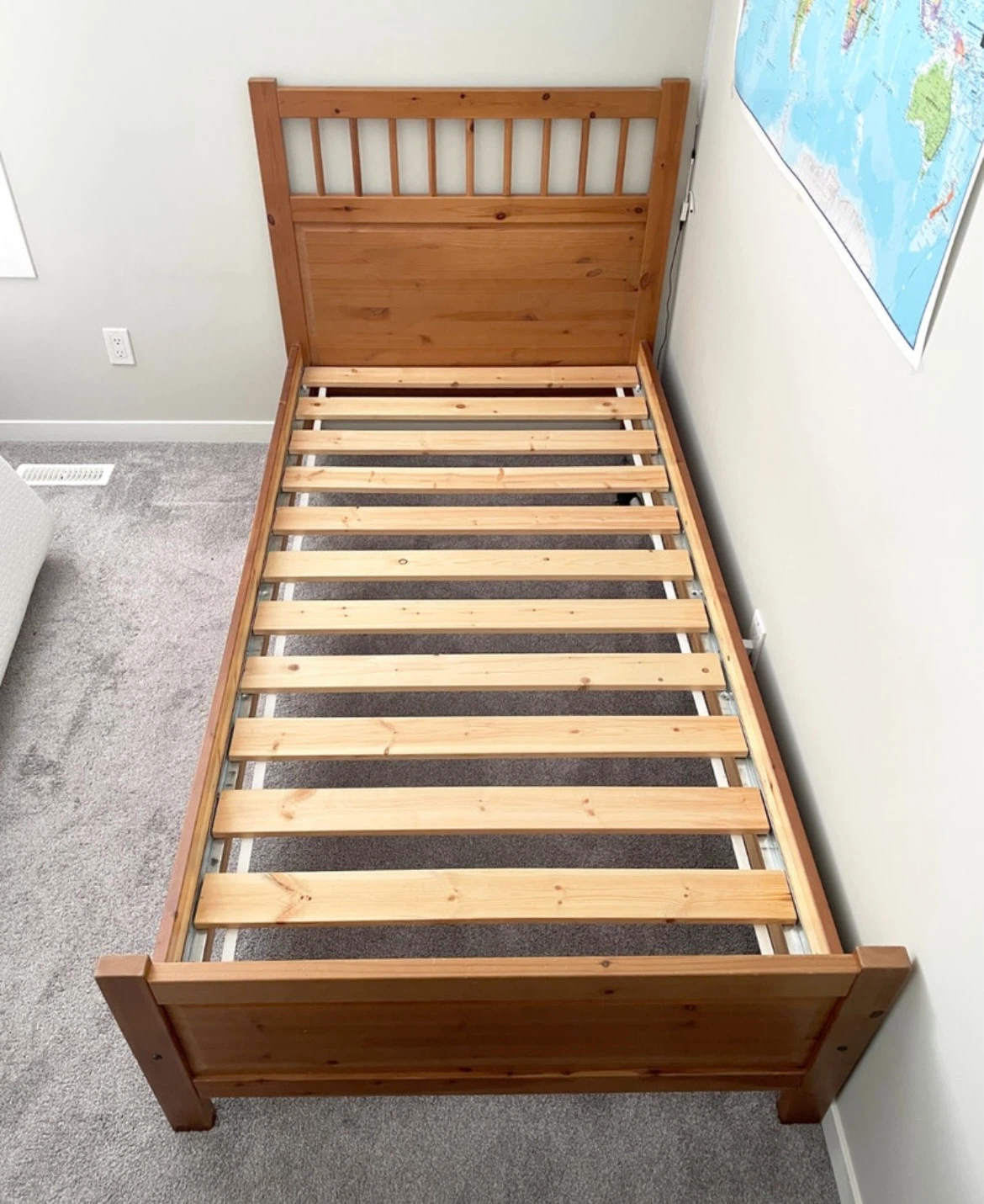 IKEA HEMNES Wooden twin bed frame - photo 2