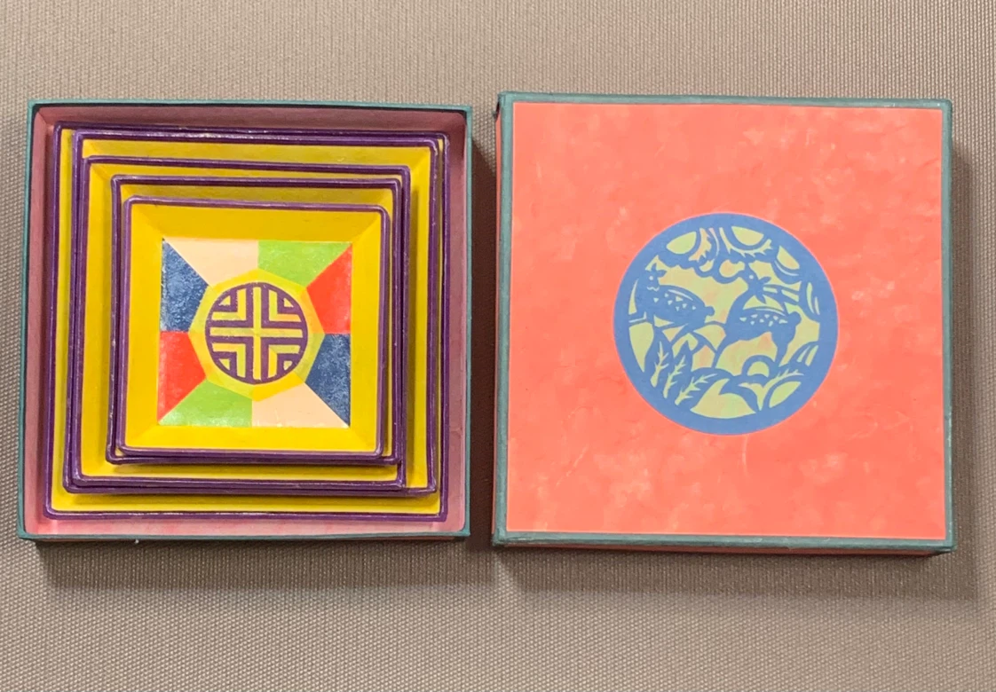 Korean Traditional Hanji Paper Nested Trays - photo 2
