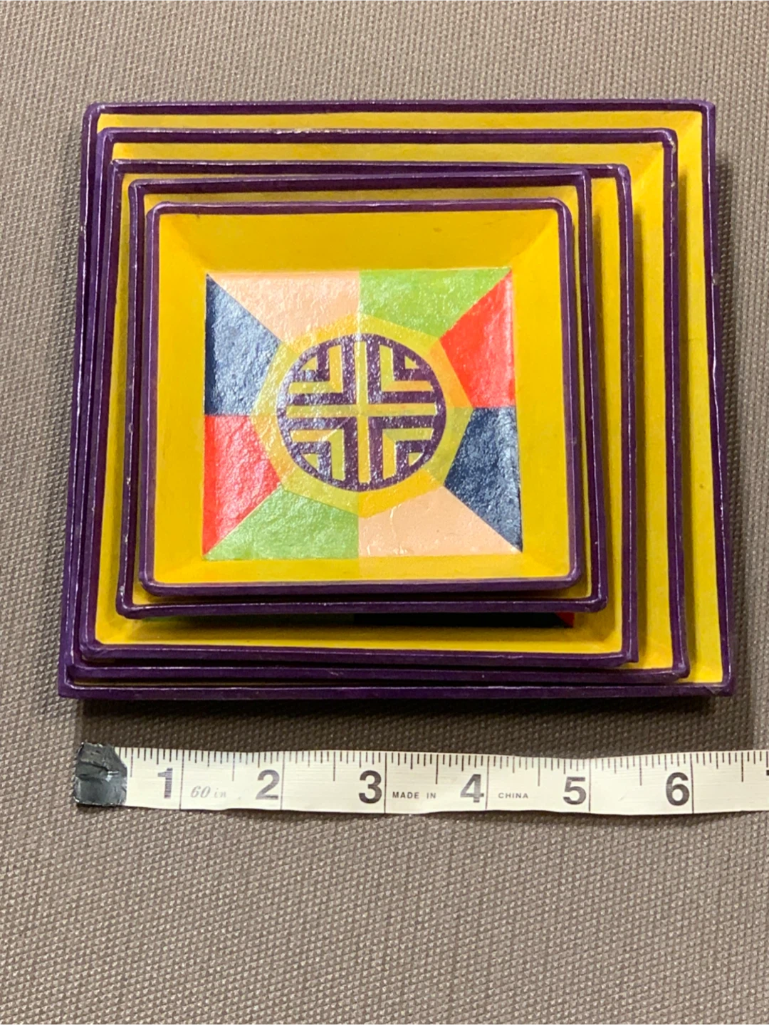 Korean Traditional Hanji Paper Nested Trays - photo 3