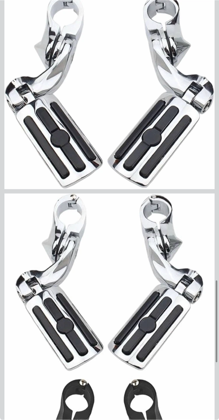 Motorcycle Highway Pegs Long Angled Mount - photo 2