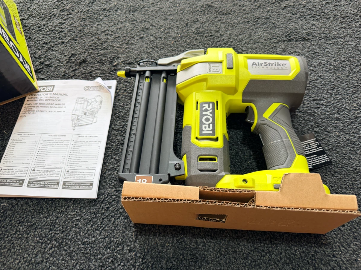 Ryobi 18V ONE+ AirStrike 18 Gauge Brad Nailer - photo 2