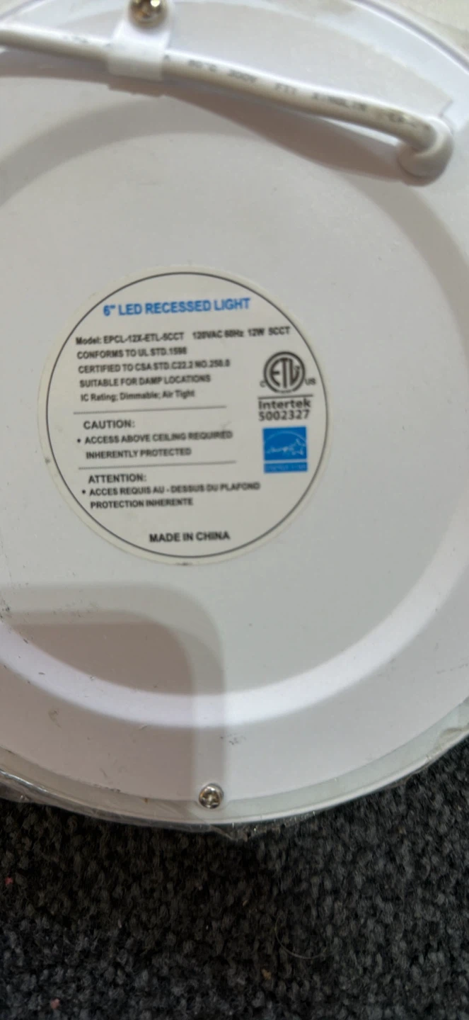 Set of 12 6" LED Recessed Lights - photo 5