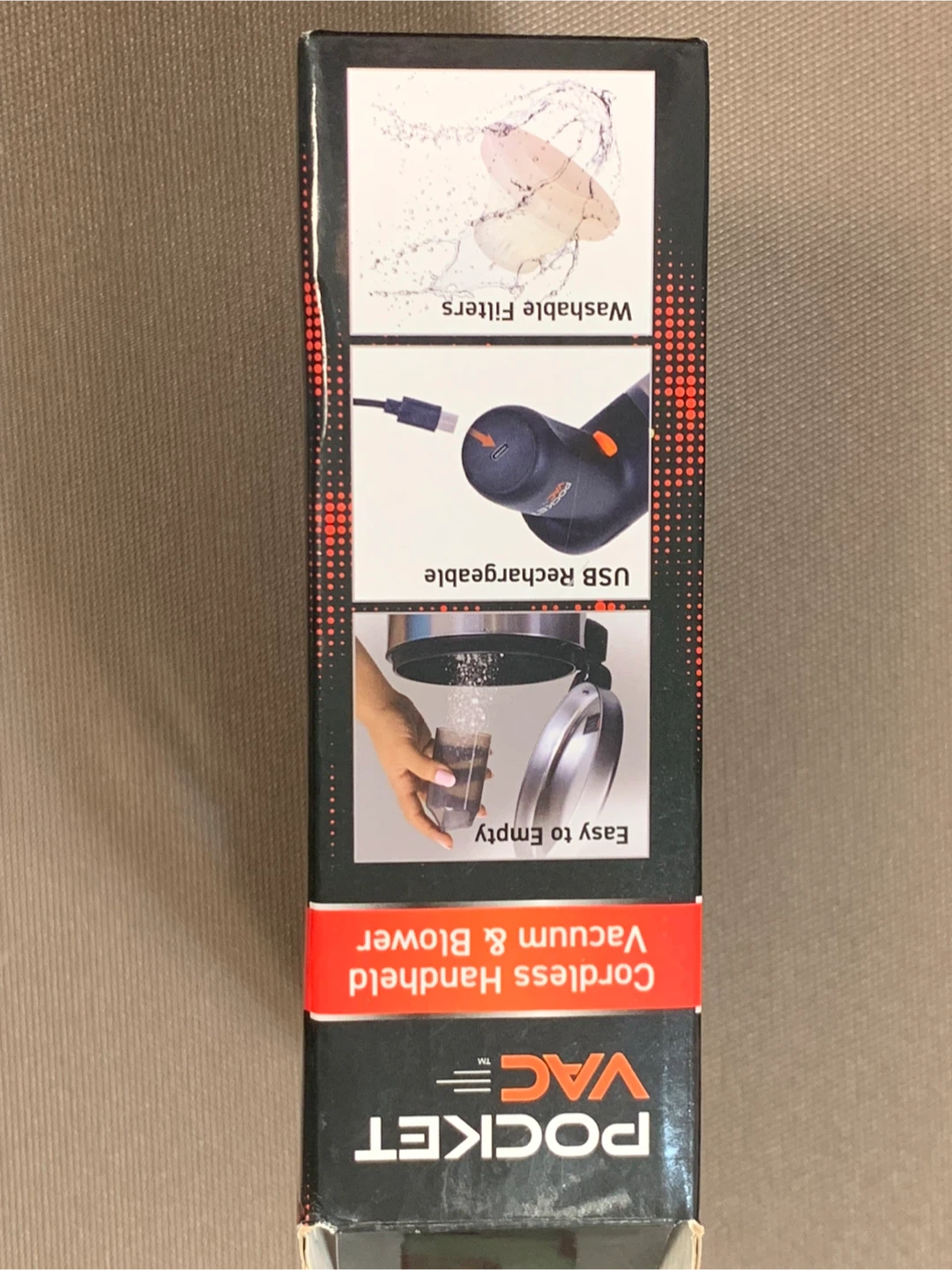 Pocket Vac Cordless Handheld Vacuum and Blower - photo 4