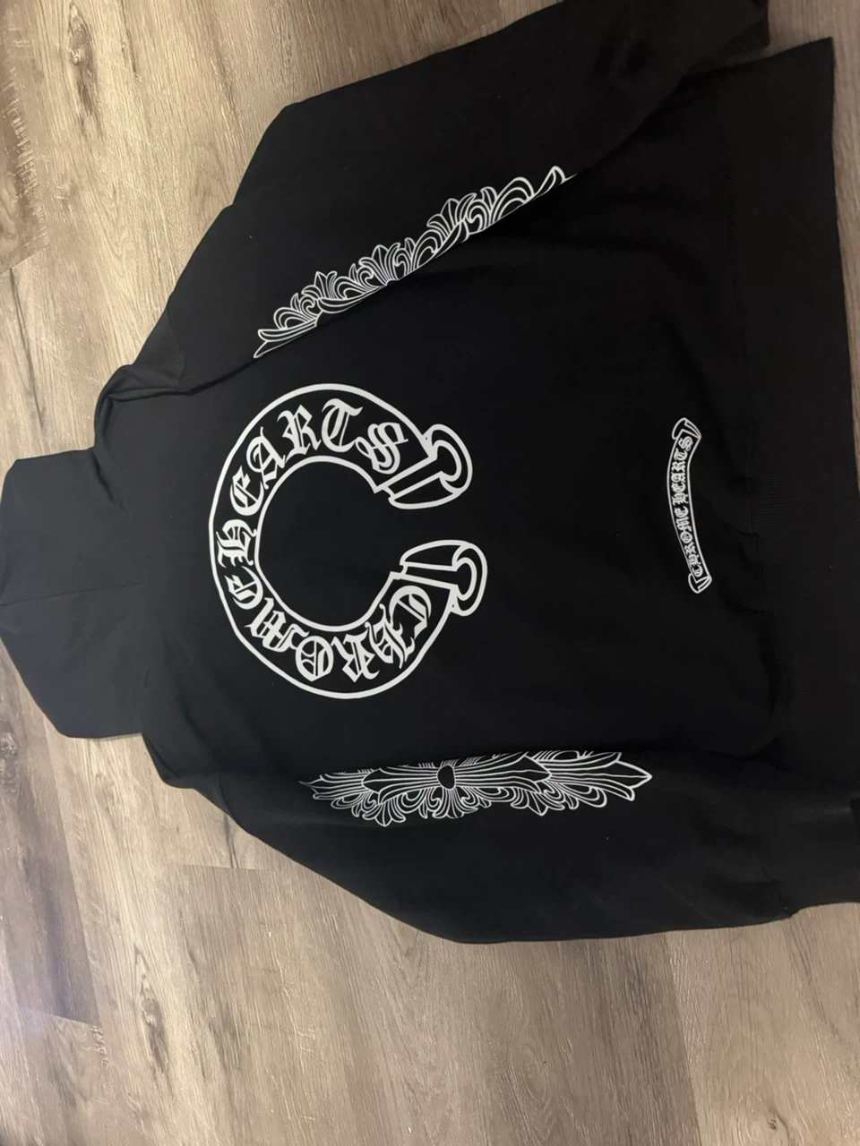 Chrome Hearts Black Full Zip Hoodie - photo 5