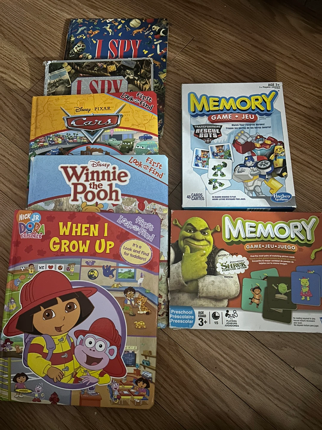 5 Kids Books and Memory Game Bundle - photo 3