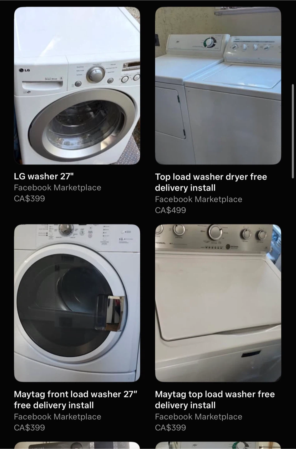 Used appliances free delivery install - photo 3