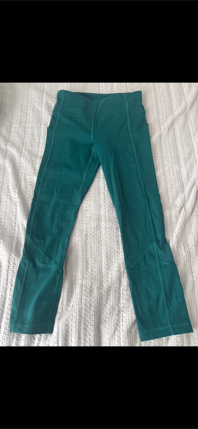 Lululemon Teal Cropped Leggings - photo 2