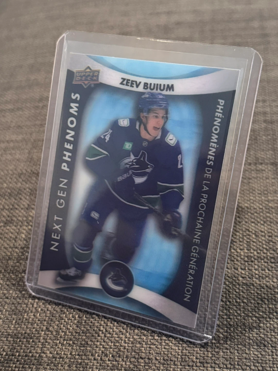 Upper Deck Zeev Buium Next Gen Phenoms Hockey Card