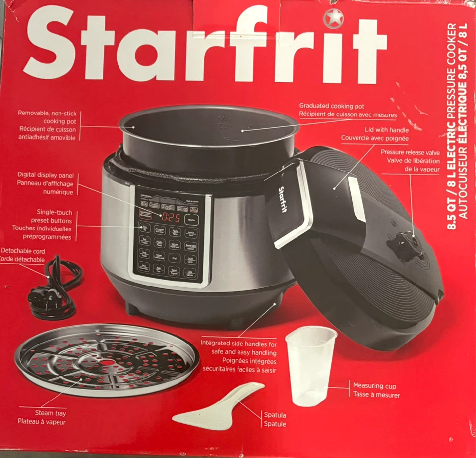 Starfrit 8L Electric Pressure Cooker