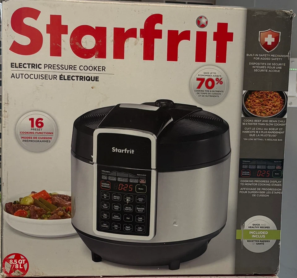 Starfrit 8L Electric Pressure Cooker - photo 4