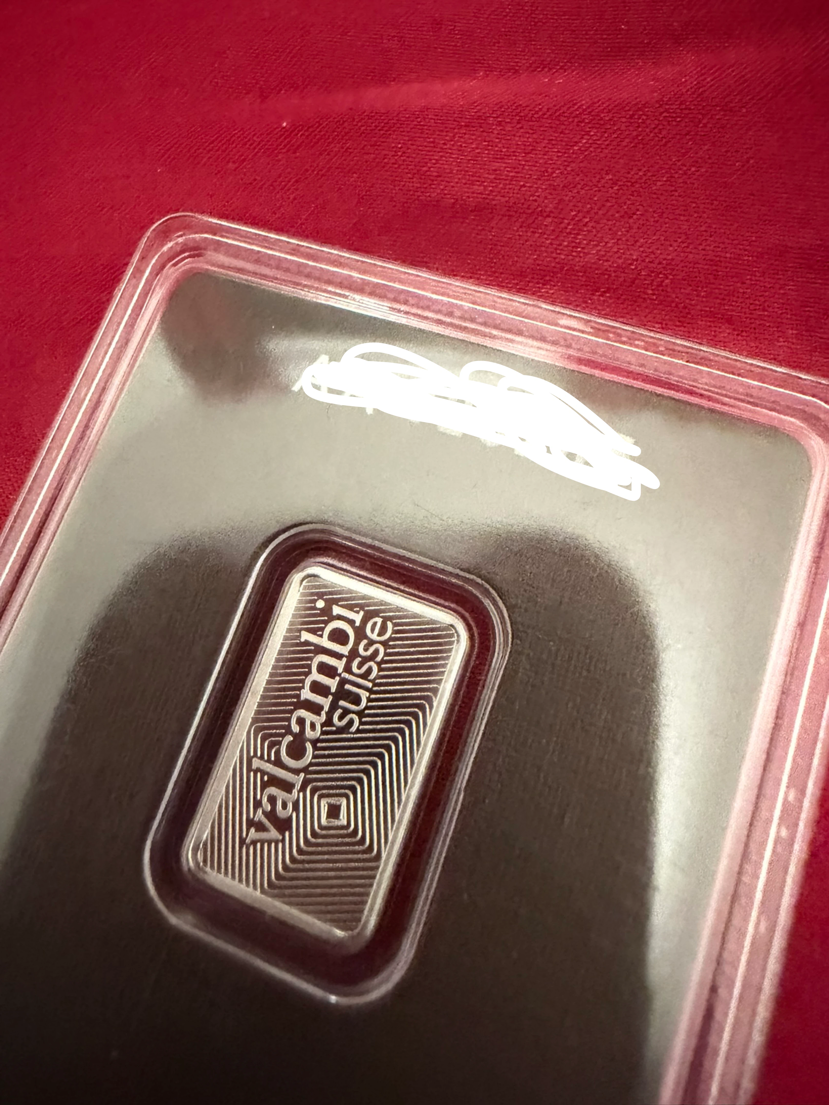 Valcambi Suisse 2.5g Platinum Bar