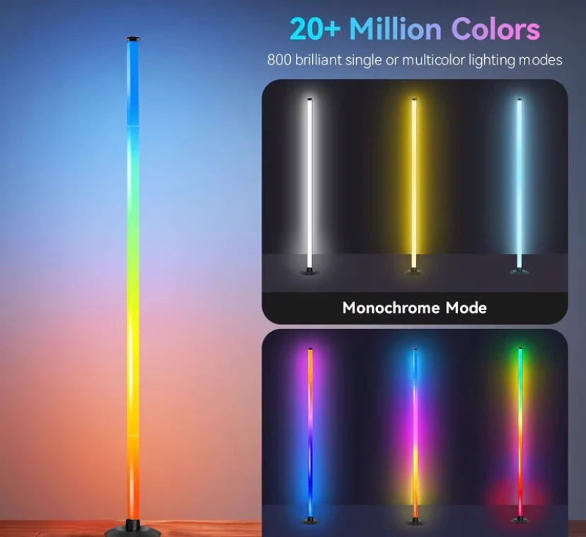 RGB LED Color-Changing Floor Lamp - photo 2