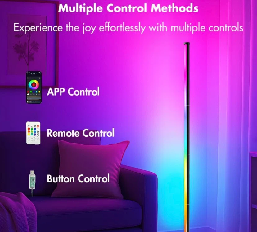 RGB LED Color-Changing Floor Lamp - photo 3
