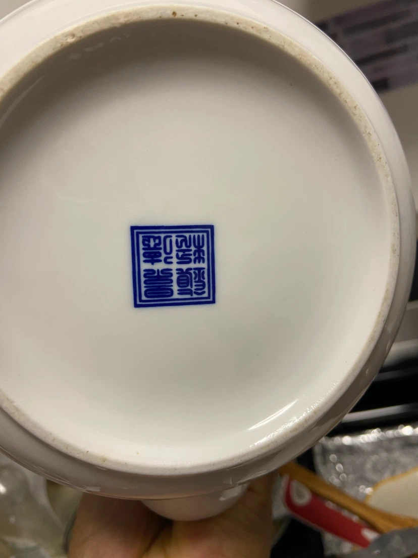 Blue and White Porcelain Teapot - photo 4