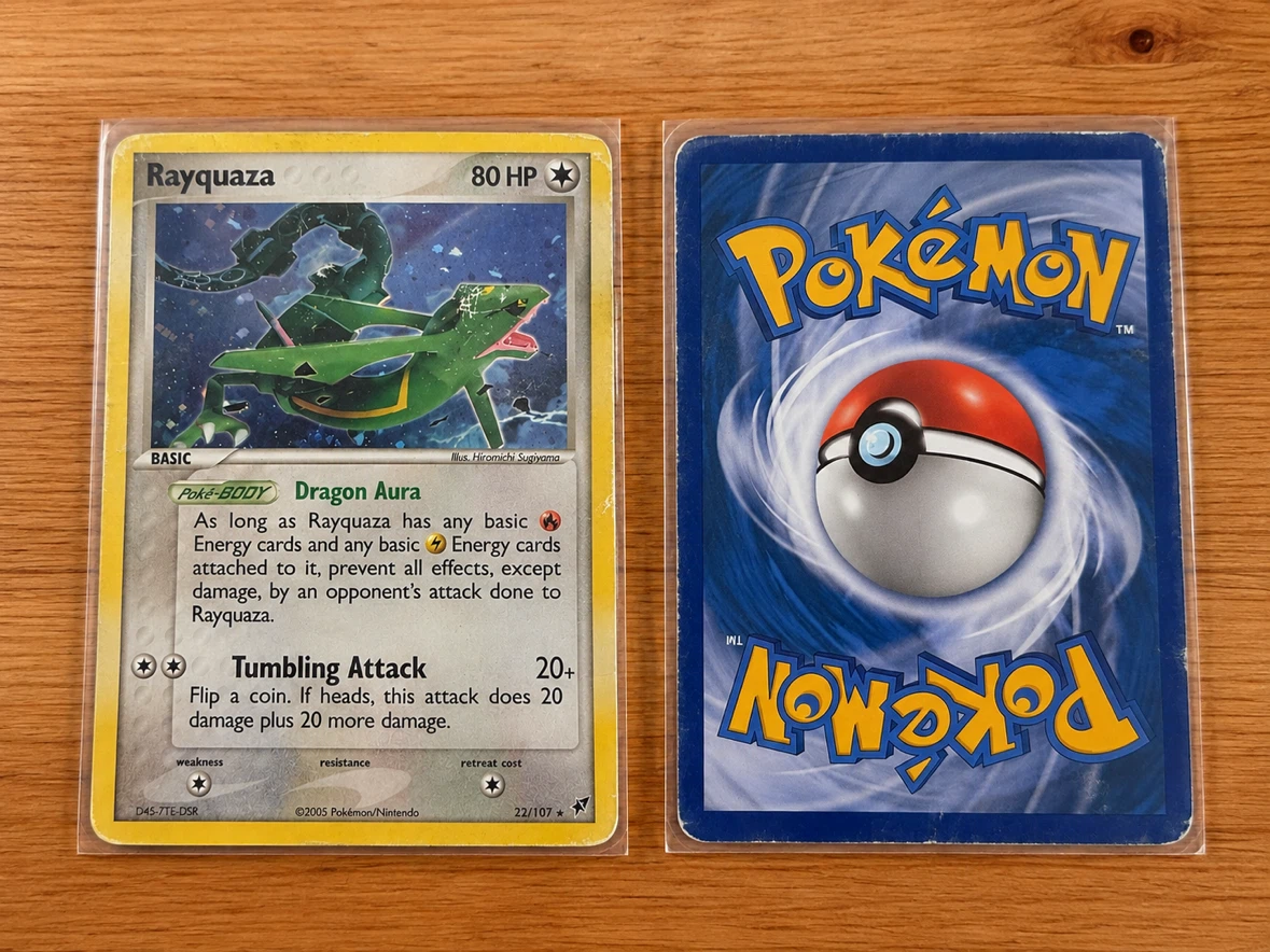 Pokemon Rayquaza ex Deoxys Holo Rare 22/107 HP