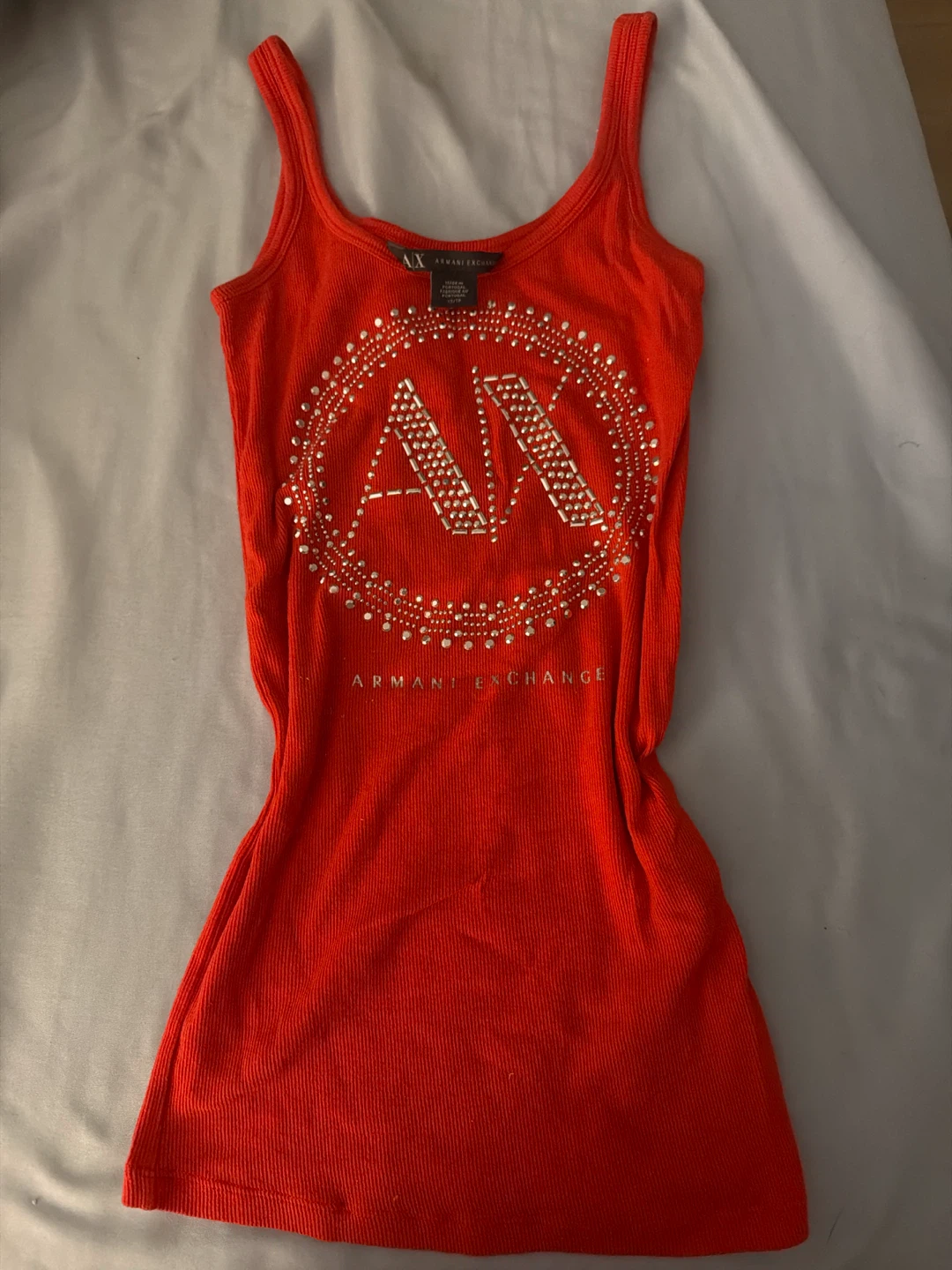 Rare Armani Exchange Red Tank Top