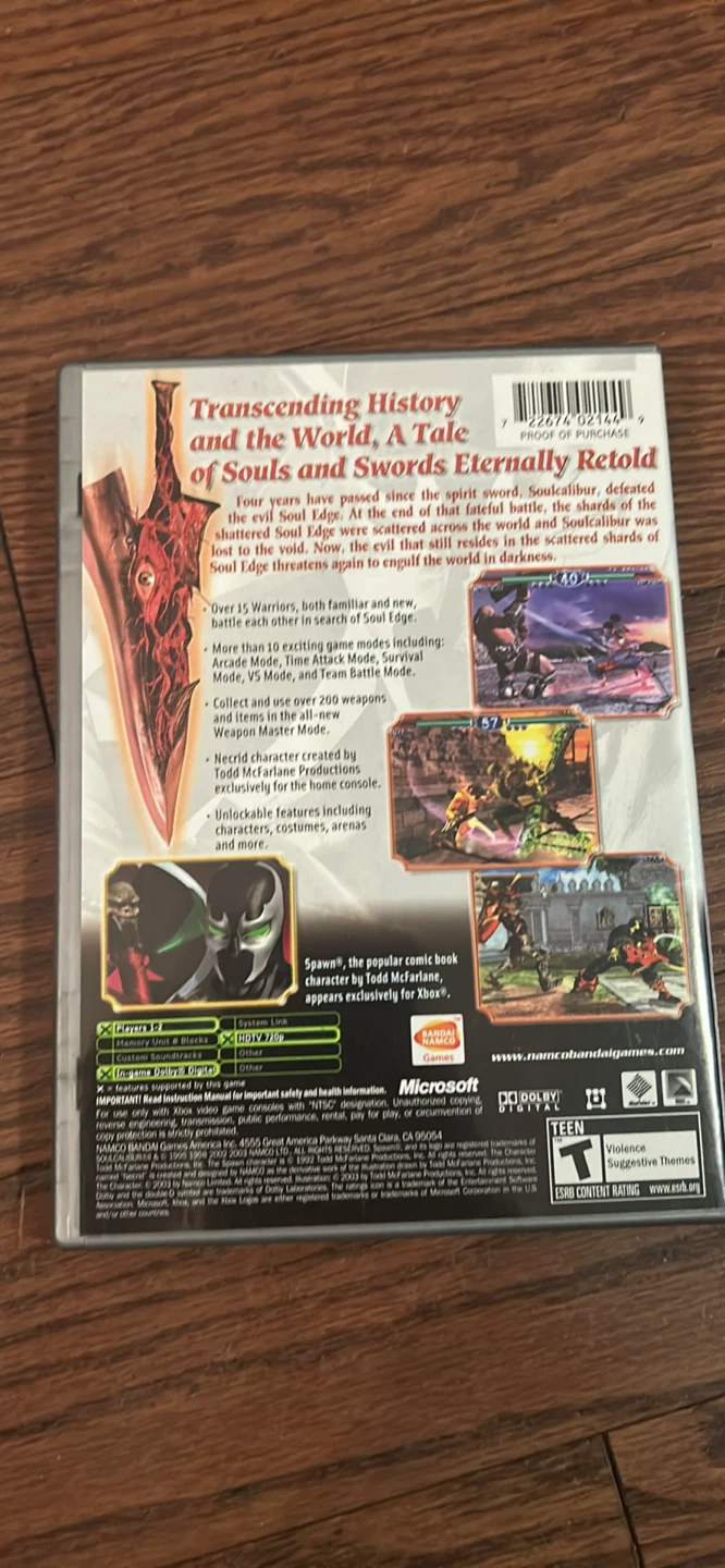 Soulcalibur II - Xbox Platinum Hits - photo 2