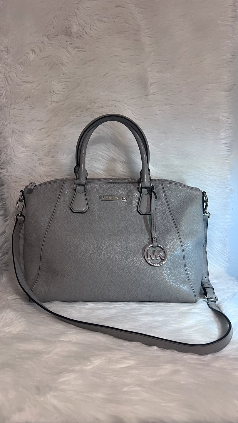 Michael Kors Grey Leather Satchel - photo 4
