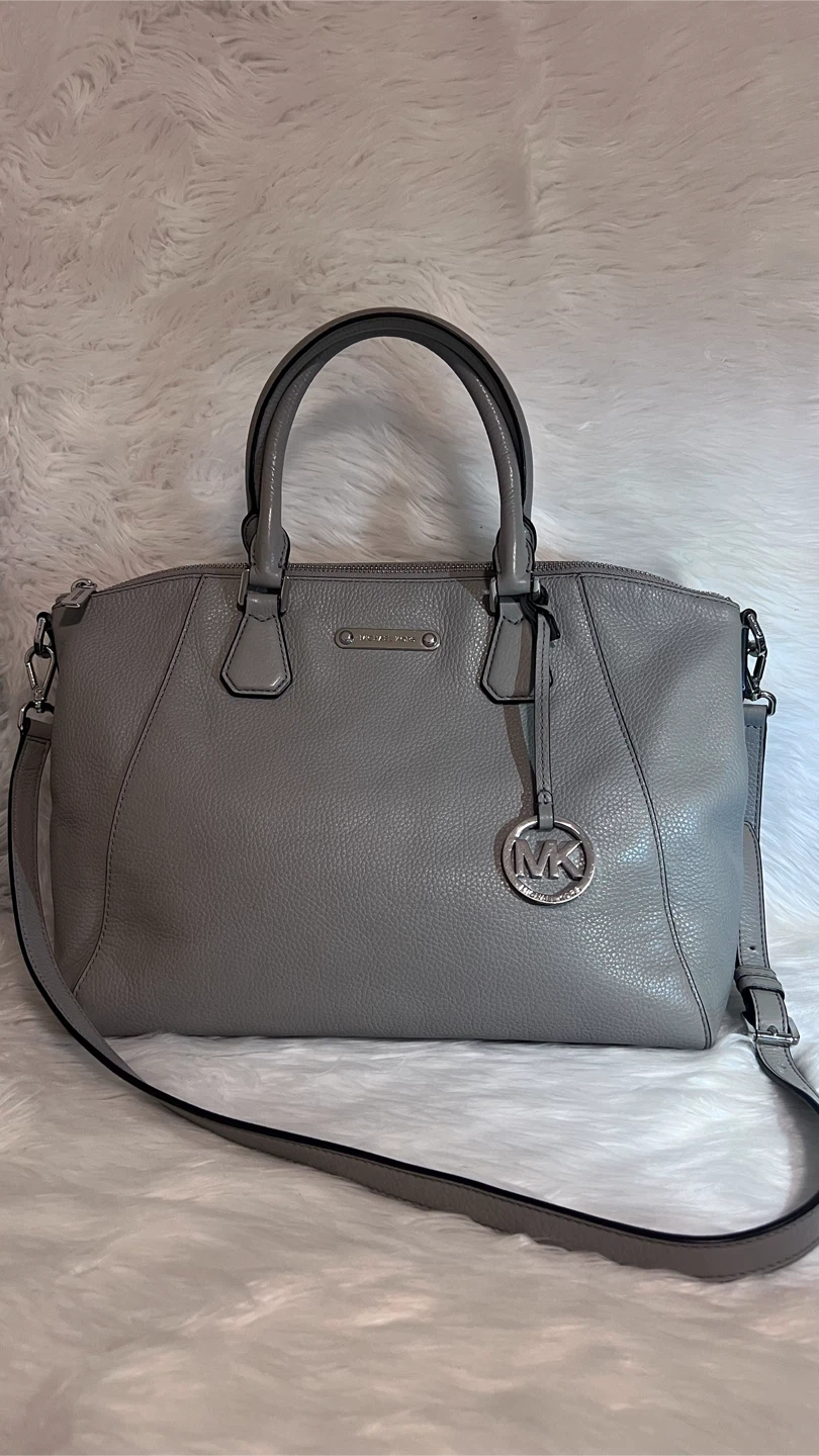 Michael Kors Grey Leather Satchel - photo 5