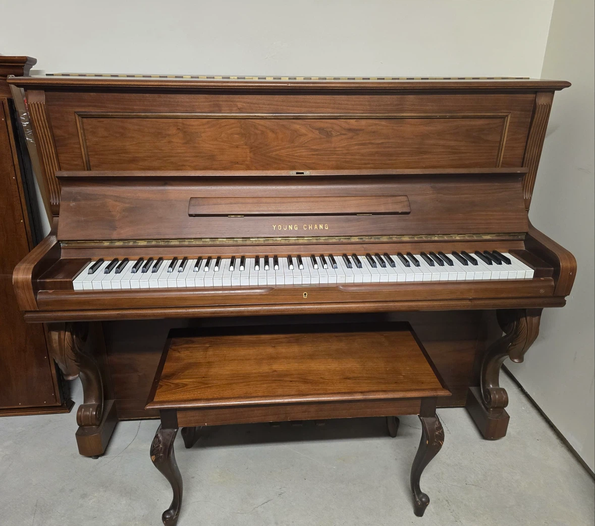 Young Chang Upright Piano with Bench