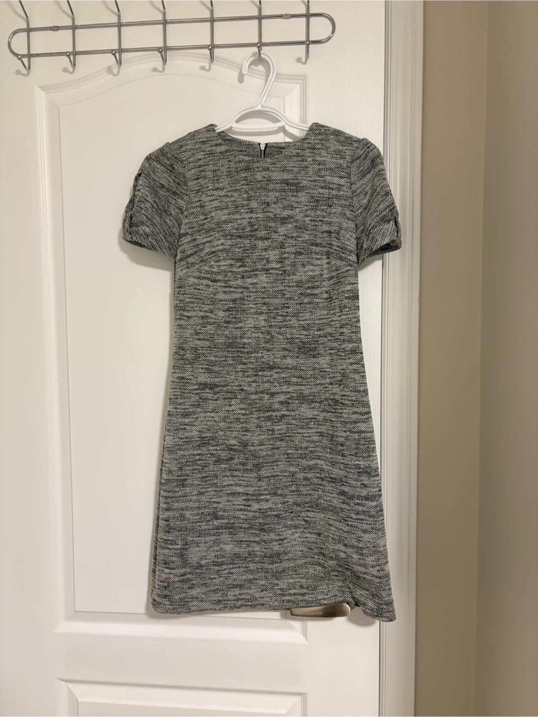 Calvin Klein Grey Herringbone Dress Size XS