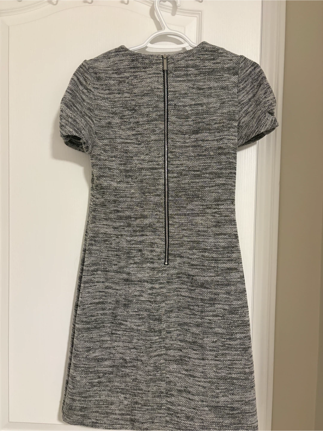 Calvin Klein Grey Herringbone Dress Size XS - photo 2