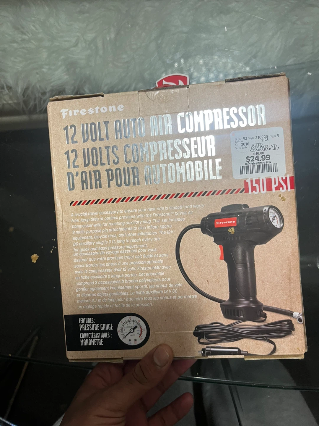 Firestone 12 Volt Auto Air Compressor - photo 3