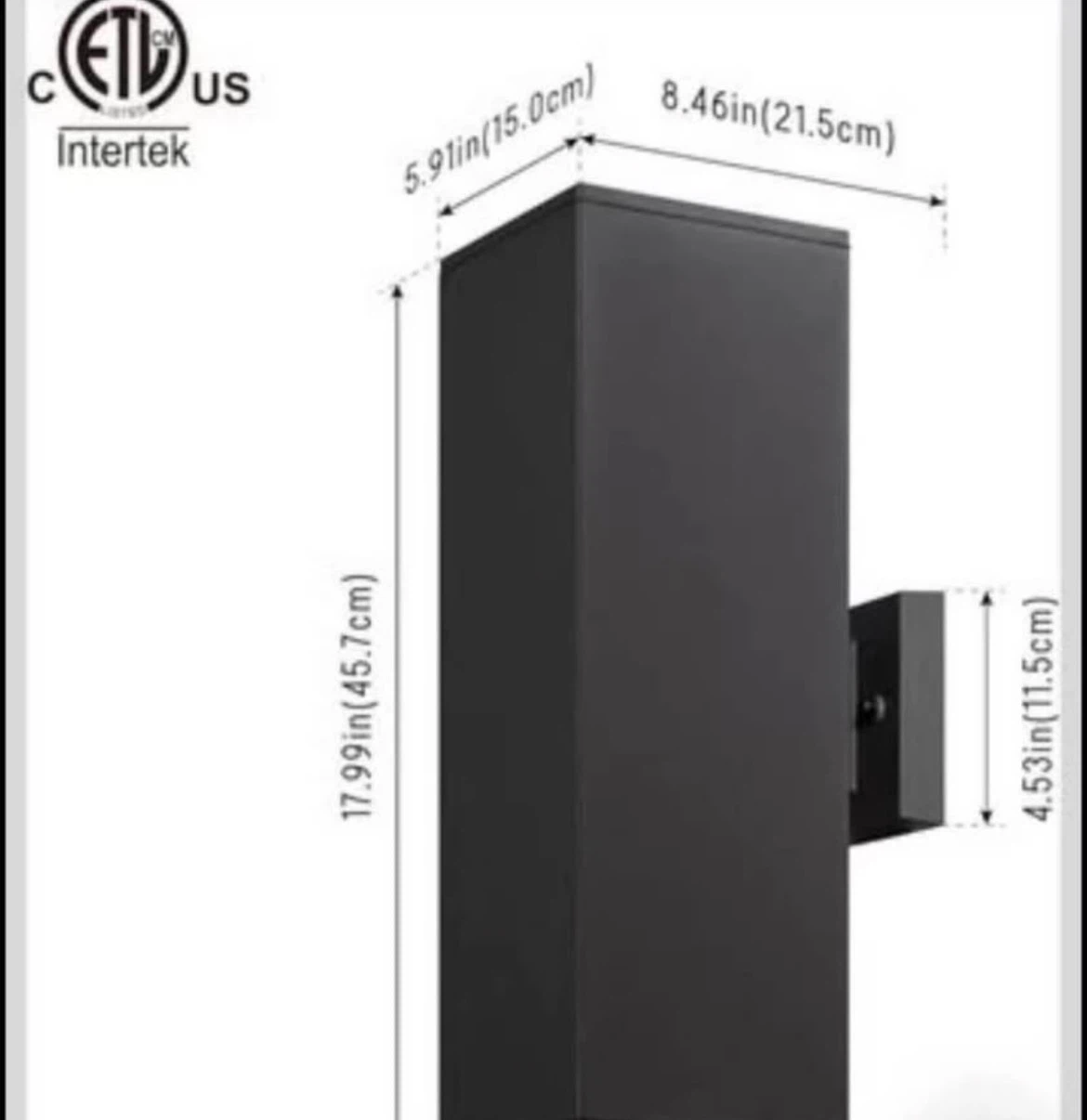 Outdoor Wall Sconce 2-Pack - photo 5