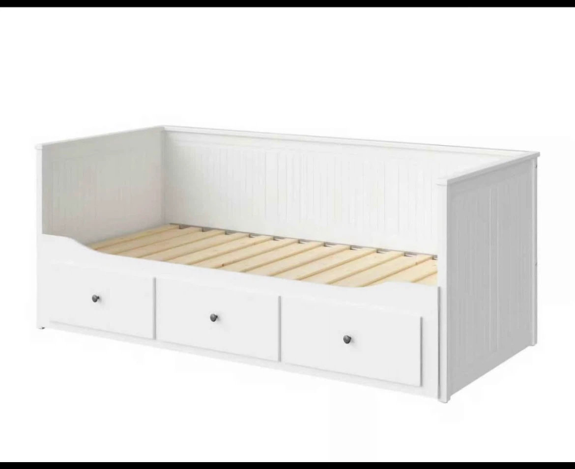 IKEA HEMNES Daybed with 3 Drawers/2 mattresses - White - photo 2