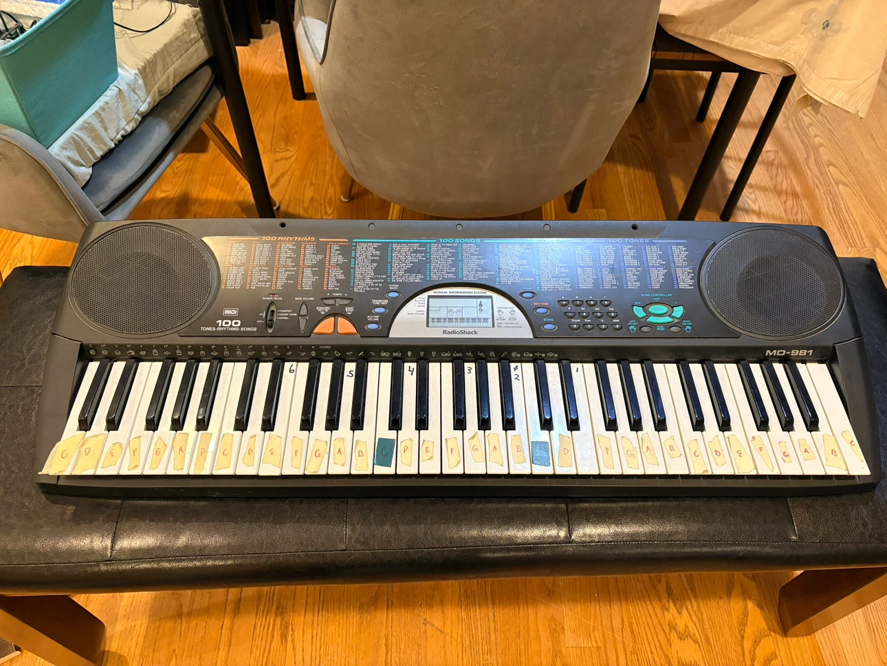 RadioShack MD-981 Keyboard