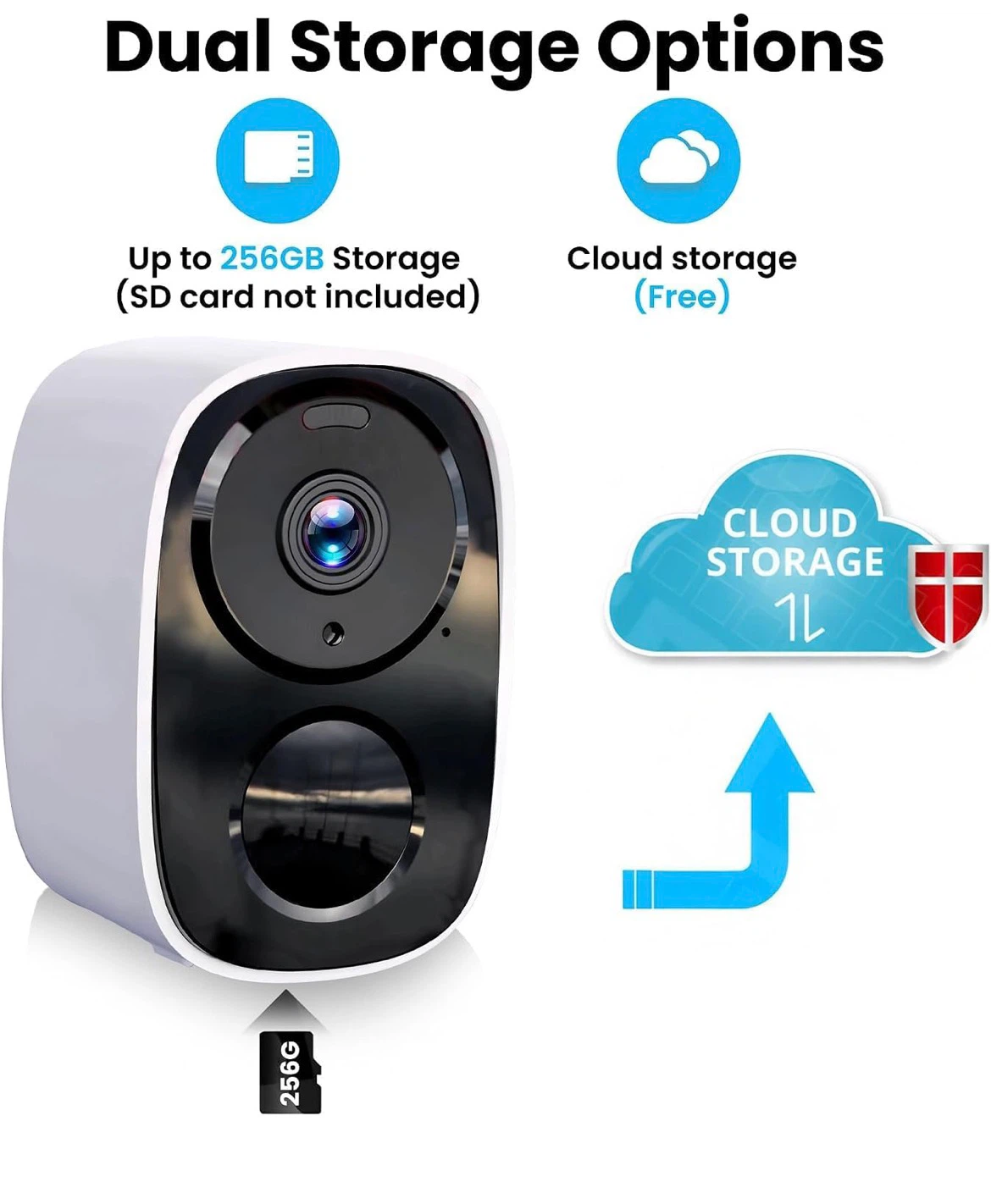 Outdoor Security Camera with Solar Panel - photo 4
