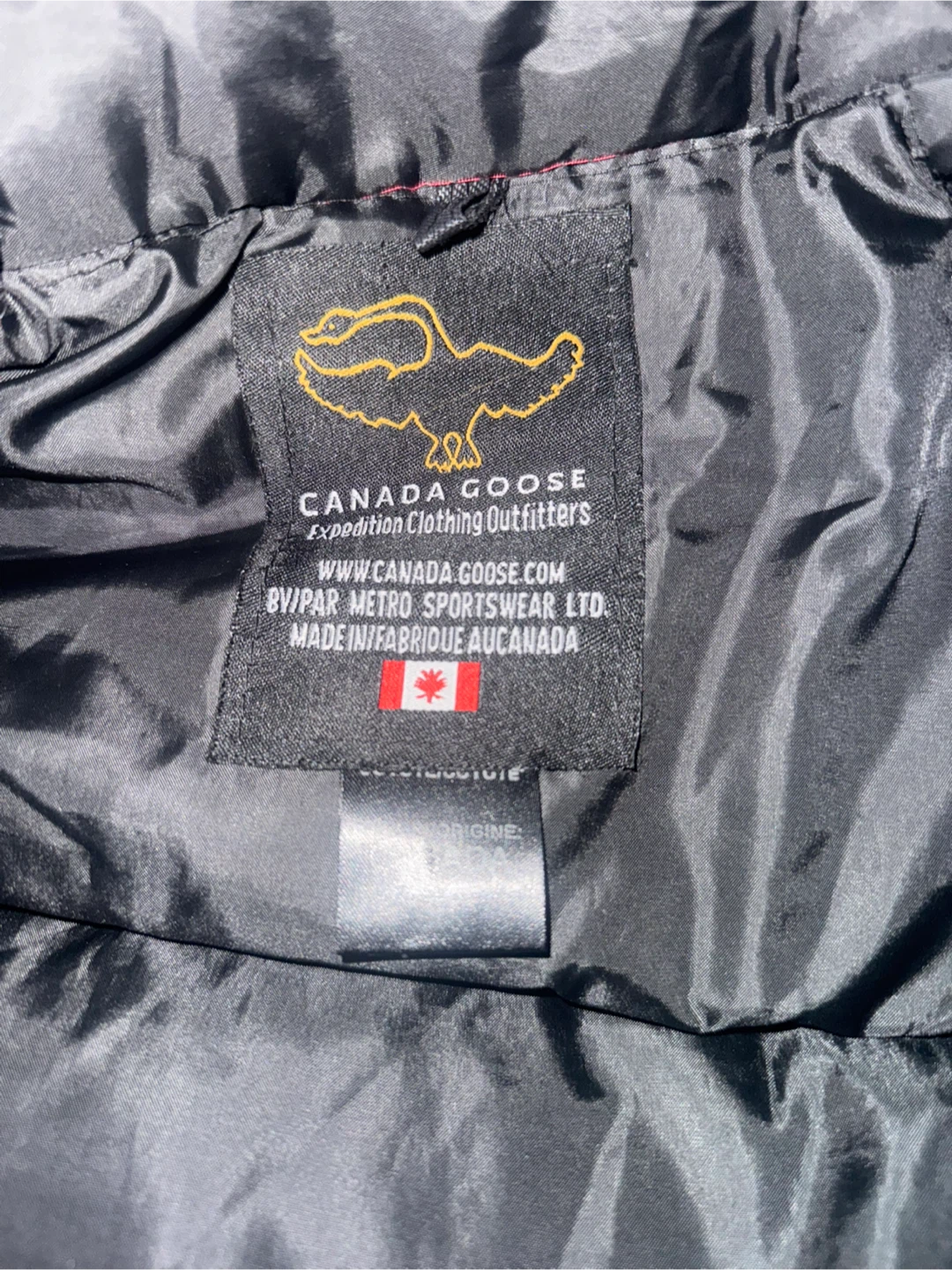 Canada Goose Black 2000s Bomber Jacket