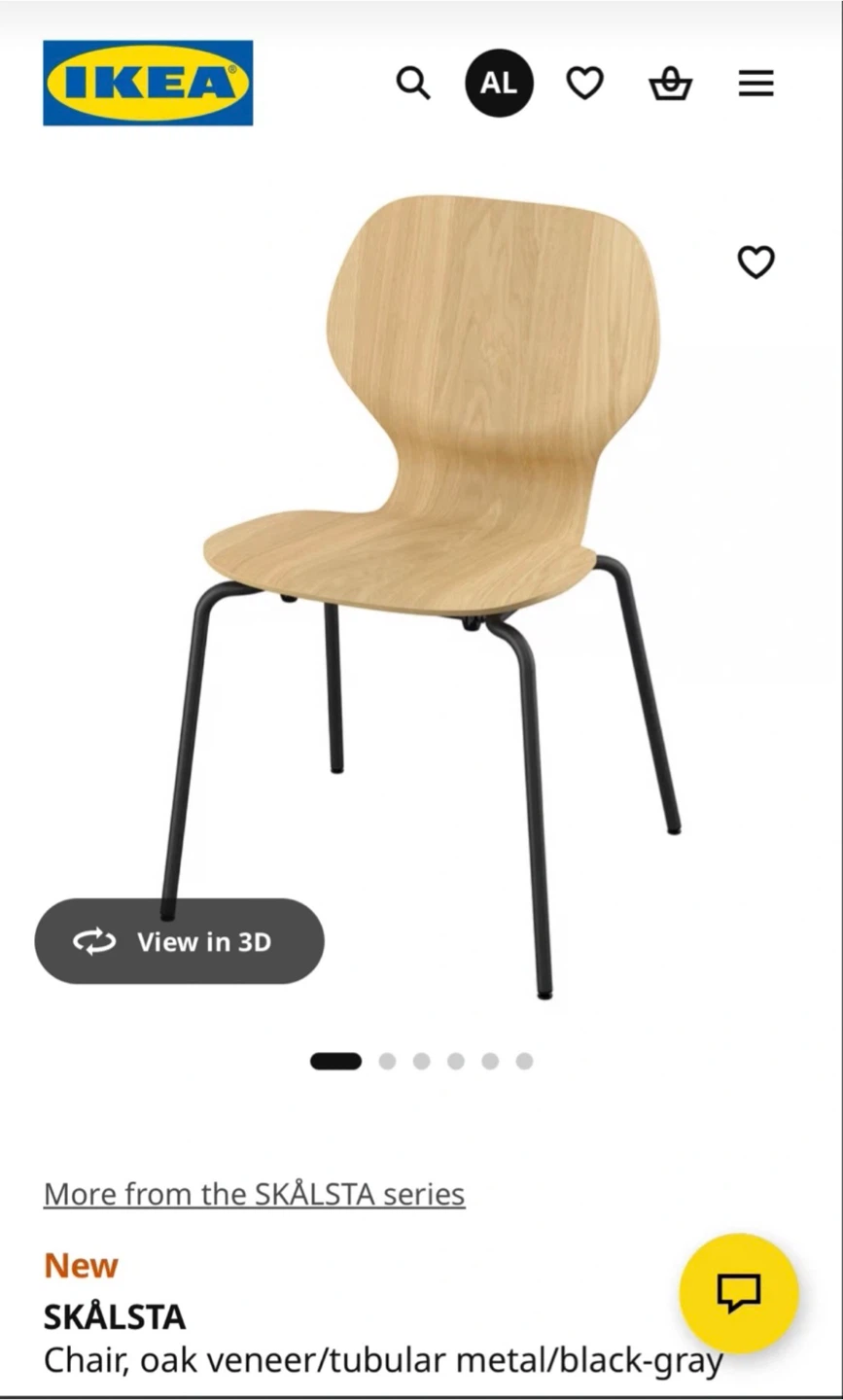 IKEA SKÄLSTA Chairs set (2 chairs)