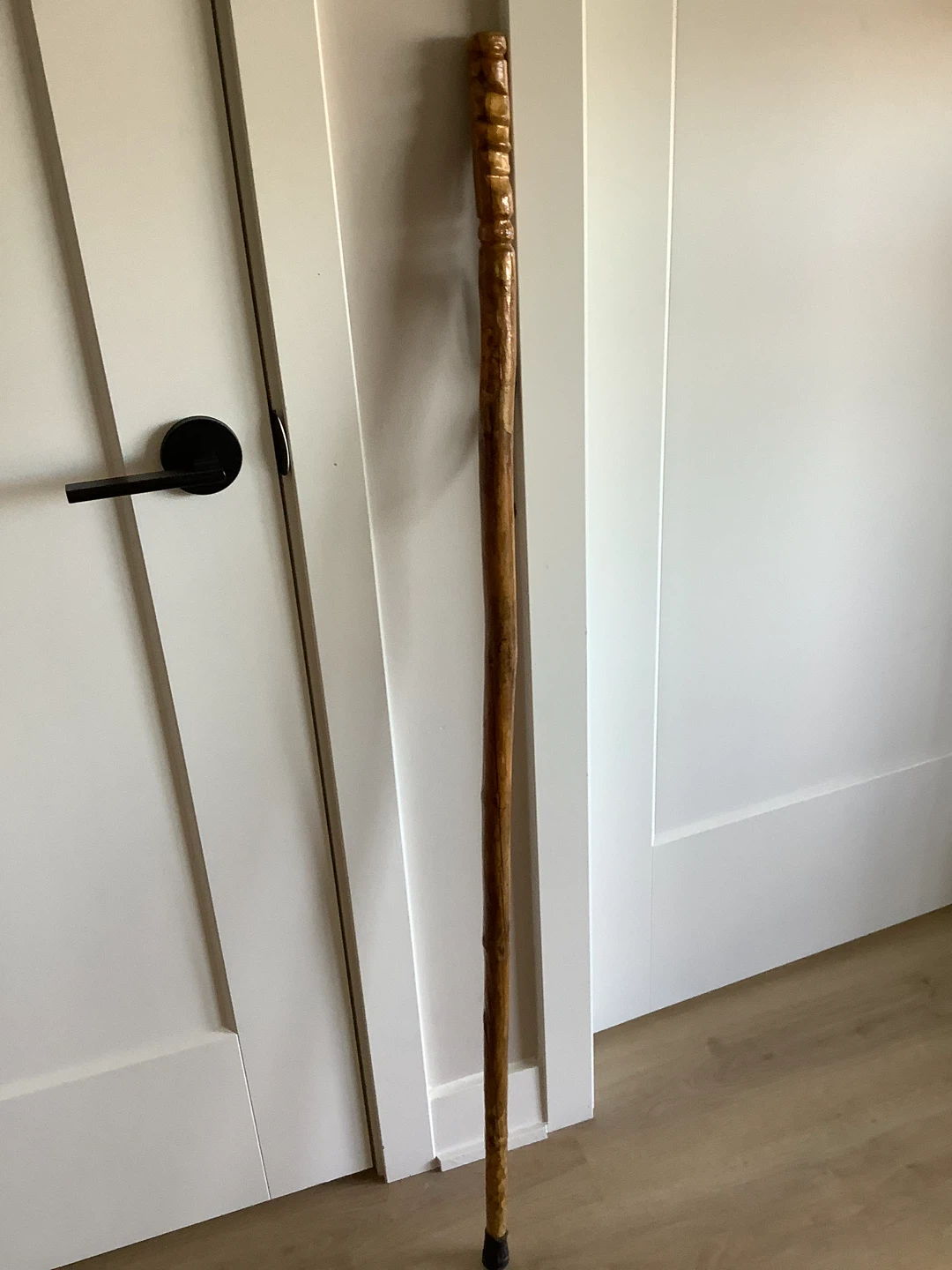 #4 Hand Crafted Wooden Walking Stick 🐞 - photo 3