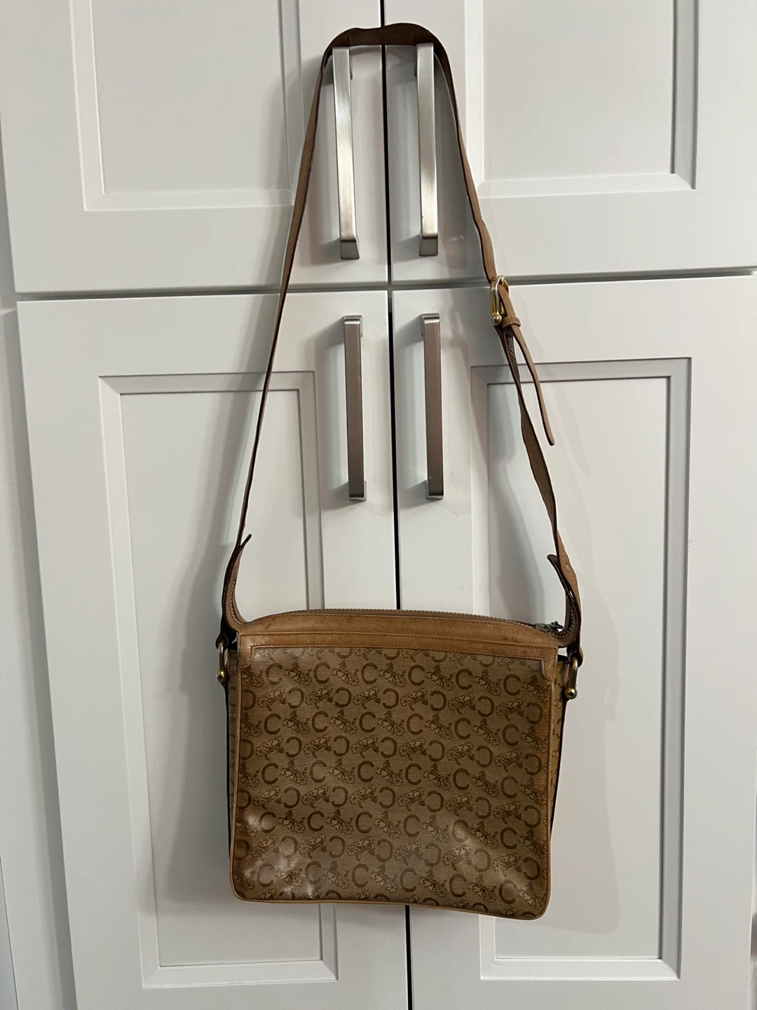 Celine Vintage Macadam Crossbody Bag - photo 2