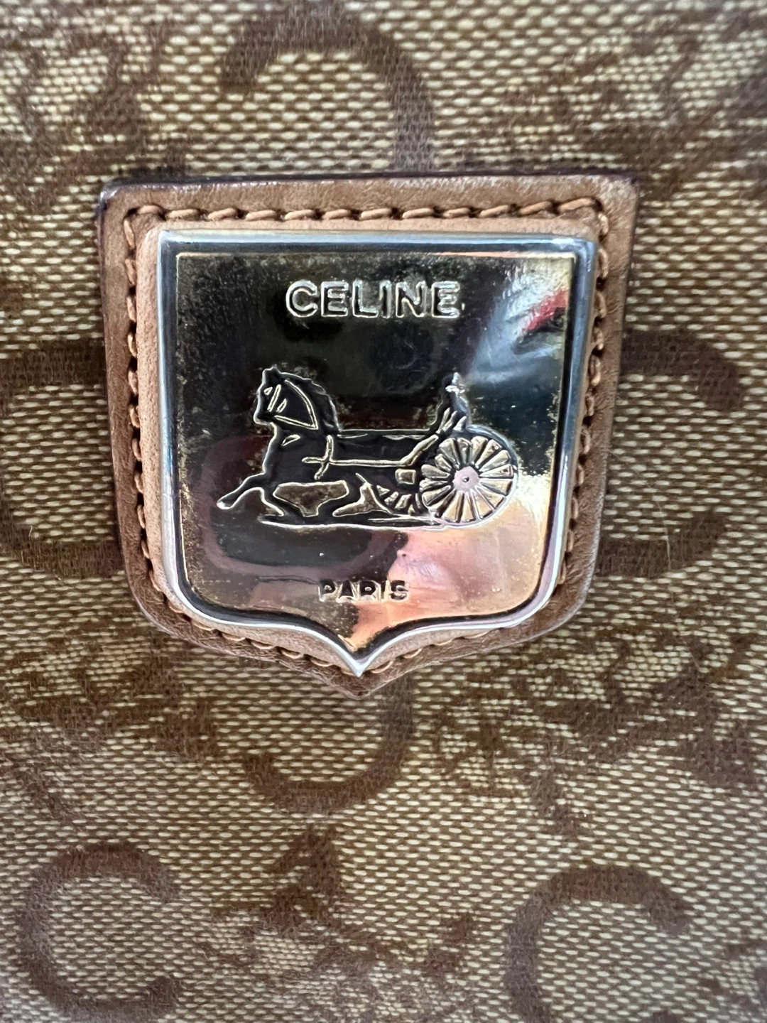 Celine Vintage Macadam Crossbody Bag - photo 4