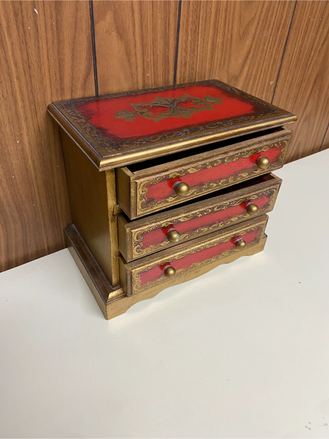 Three-Drawer Wooden Chest - photo 2