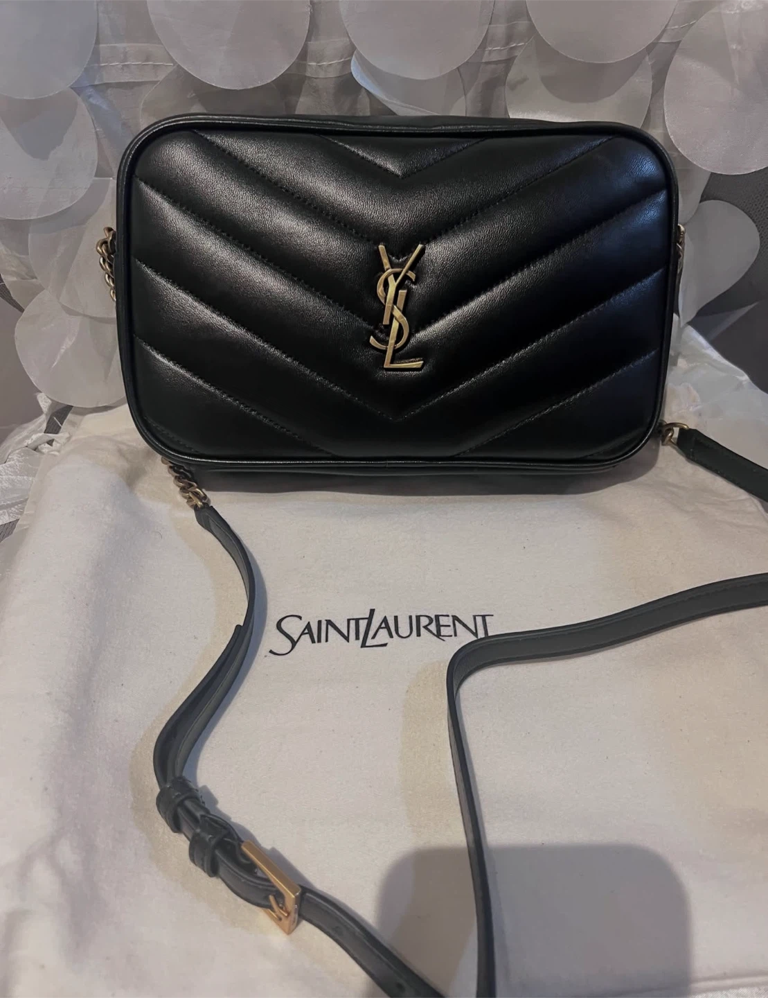 Saint Laurent Lou Camera Bag - Black