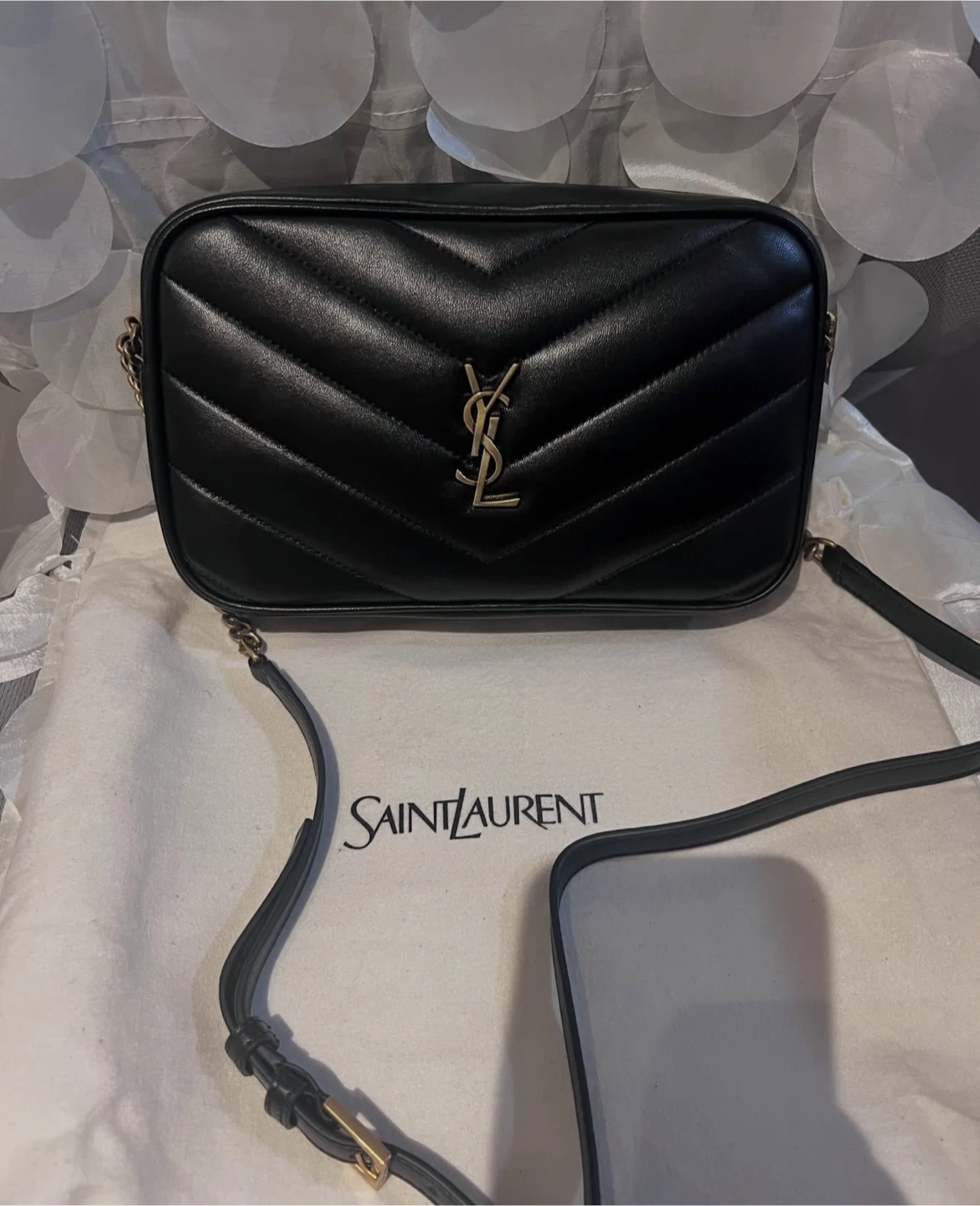 Saint Laurent Lou Camera Bag - Black - photo 2