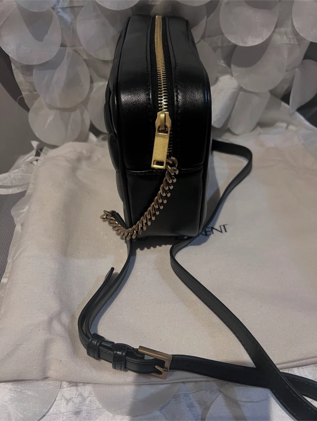 Saint Laurent Lou Camera Bag - Black - photo 3