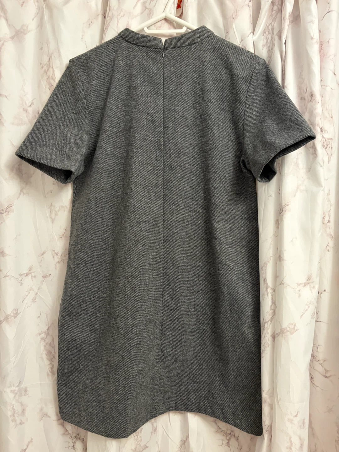 Zara Grey Crystal Brooch Dress - photo 4