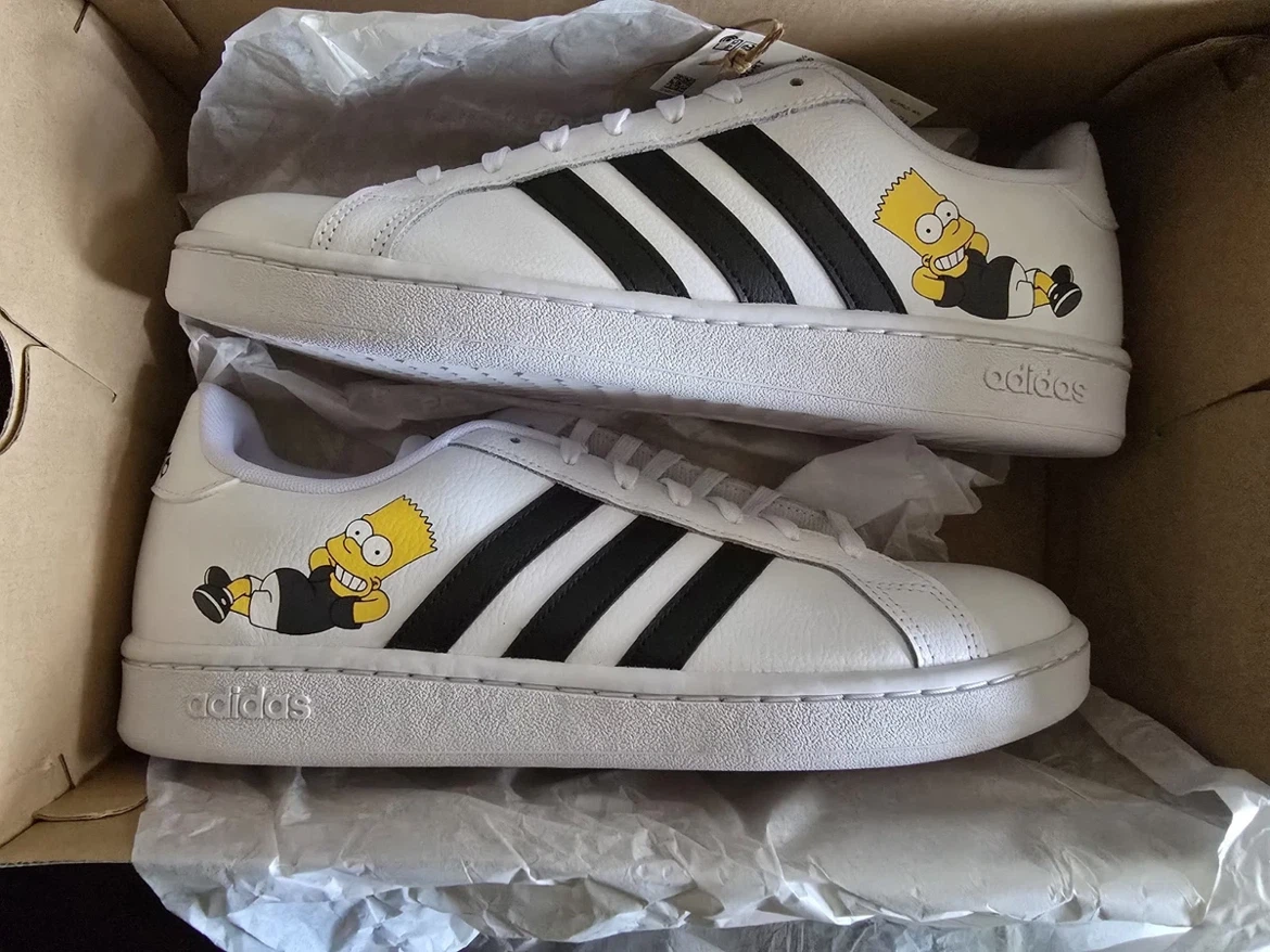 Adidas x The Simpsons Bart Shoes Sz 10.5 Men’s - photo 2